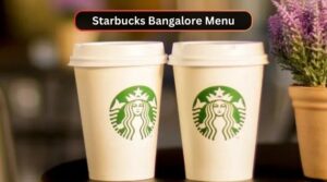 Starbucks Bangalore Menu